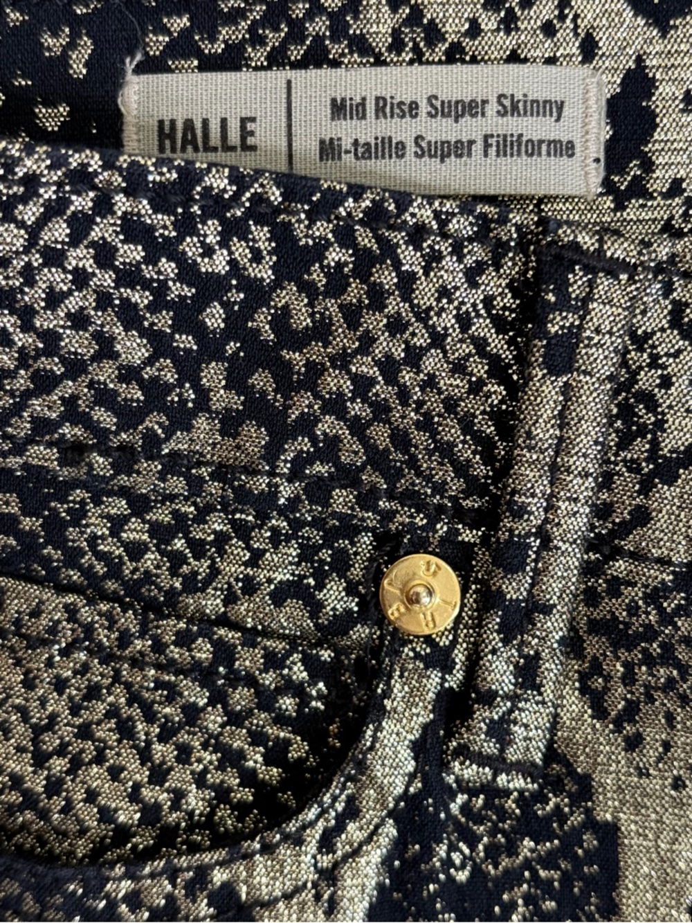 True Religion The Runway Moto Legging Halle Mid-Rise Super Skinny Snake (26) - Picture 7 of 13